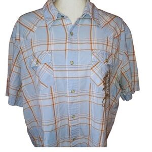 Aeropostale Athletic Fit Pearl Snap Shirt XL